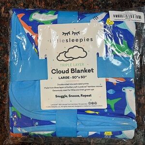 LITTLE SLEEPIES RAD REEF LG cloud blanket 🦈